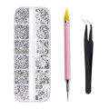 3Pcs Two Heads DIY Nail Art Rod Dotting Painting Crayon Pen Manicure Tool Kit Nail accessories набор для маникюра 2020