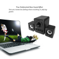 SADA D-203 USB Wired Combination Speaker Computer Speaker Bass Stereo Music Player Subwoofer Sound Box for Desktop Laptop PC