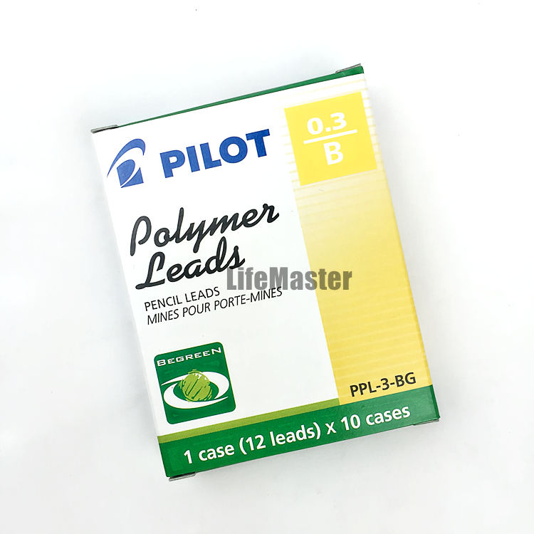 LifeMaster PILOT Polymer Lead 10 Tubes/lot Mechanical Pencil Refills 0.3 mm/0.5 mm/0.7 mm 60mm 2B/HB PPL-3/5/7