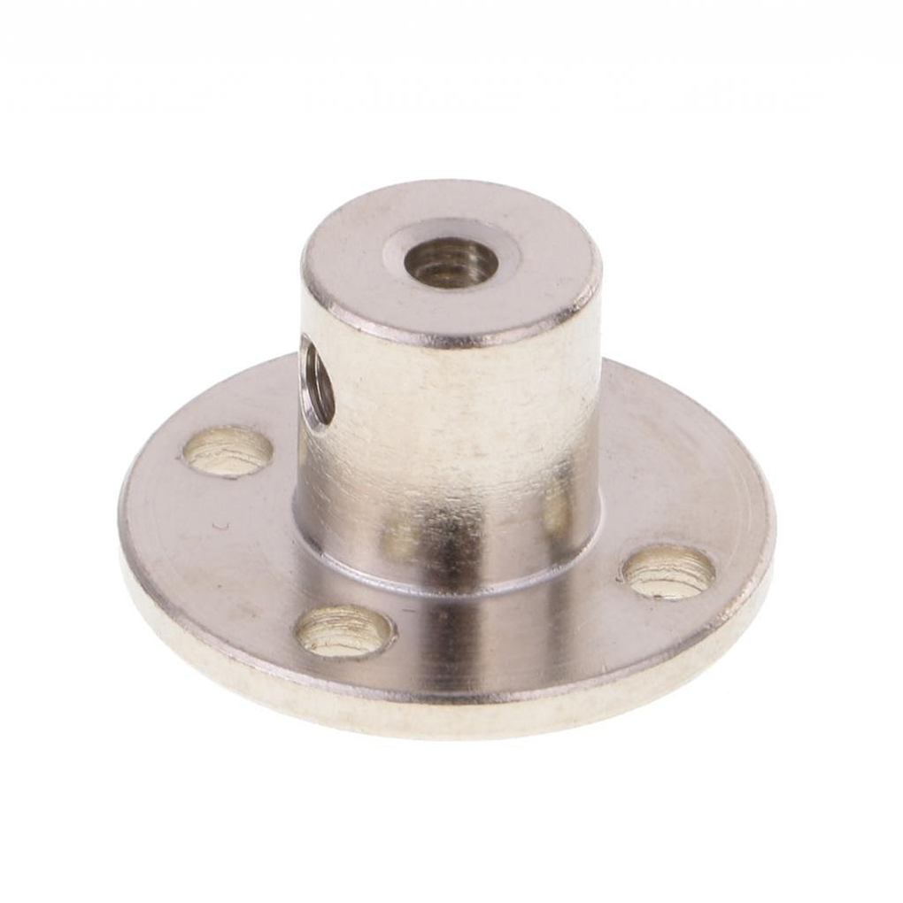 New 3-14mm High Hardness Electroplate Steel Flange Shaft Coupling Rigid Flange Coupling Motor Guide Shaft Axis Bearing