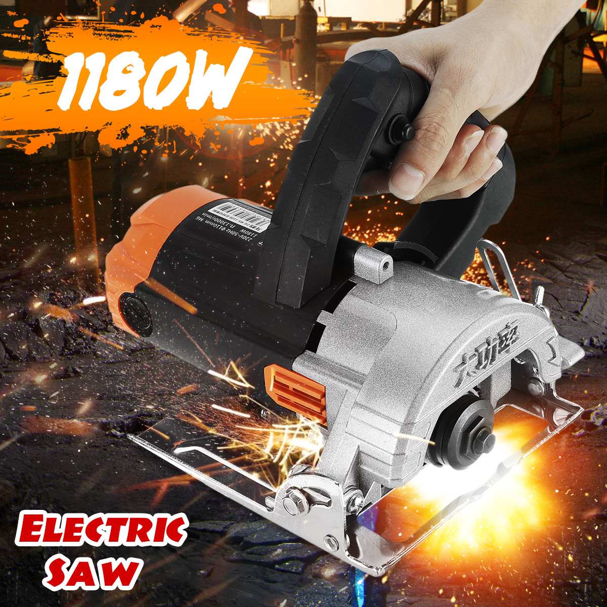 13000RPM High Speed 1180W Electric Saw Motors 110mm Blade Wood Metal portable Cutting Machine Wire Saw Ceramic Marble tile Tool