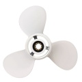 664-45949-02-El Marine Boat Outboard Propeller 9 7/8 X 13 For Yamaha 20-30Hp Right-Hand Rotation 3 Blades White