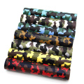 David accessories 20*33cm Camo Printed Synthetic Leather Patchwork For Hair Bow Handbags Handmade Materials DIY,1Yc6634
