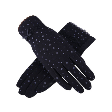 Women Driving Gloves Summer Autumn Breathable Stretch Gloves Touch Screen Sunscreen Anti Uv Slip Resistant Glove Black Pink