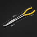 270mm Bent Nose Pliers Extra Long Pliers 0/25/45/90 Degree Bent Nose or O-shape Tip Craft Repairing Tool