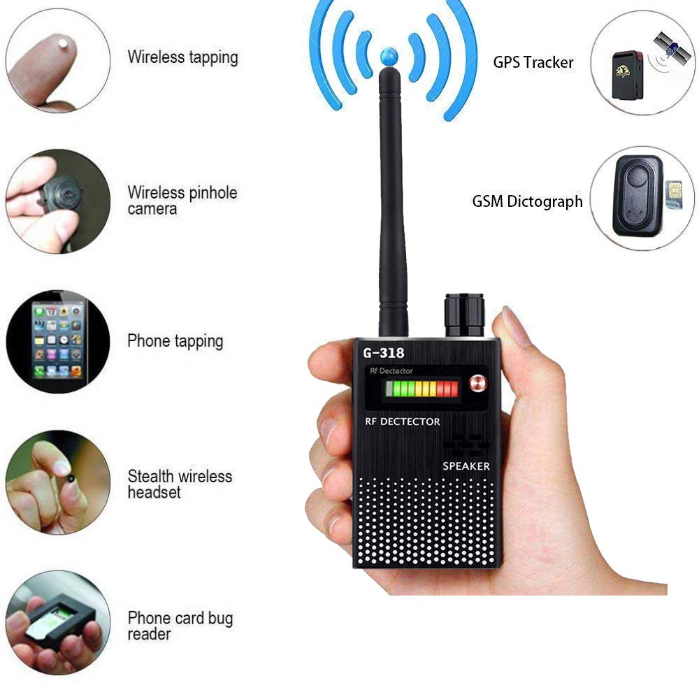 Anti Wireless Camera Detector Rf Mobile Phone Signal Detector Device Tracer Finder WiFi Bug Finder Radio Detection