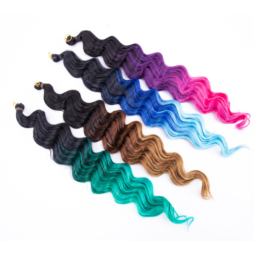 Freetress Deep Water Wave Synthetic Crochet Bulk Hair Supplier, Supply Various Freetress Deep Water Wave Synthetic Crochet Bulk Hair of High Quality