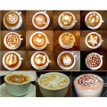16pcs Fashion Coffee Template Coffee Stencils for Coffe Shop Kitchen Coffee Stencils
