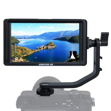 ANDYCINE A6 Lite 5inch DSLR HDMI Camera Field Monitor 1920x1080 Video Peaking Focus assits Input Output DC output with Tilt Arm
