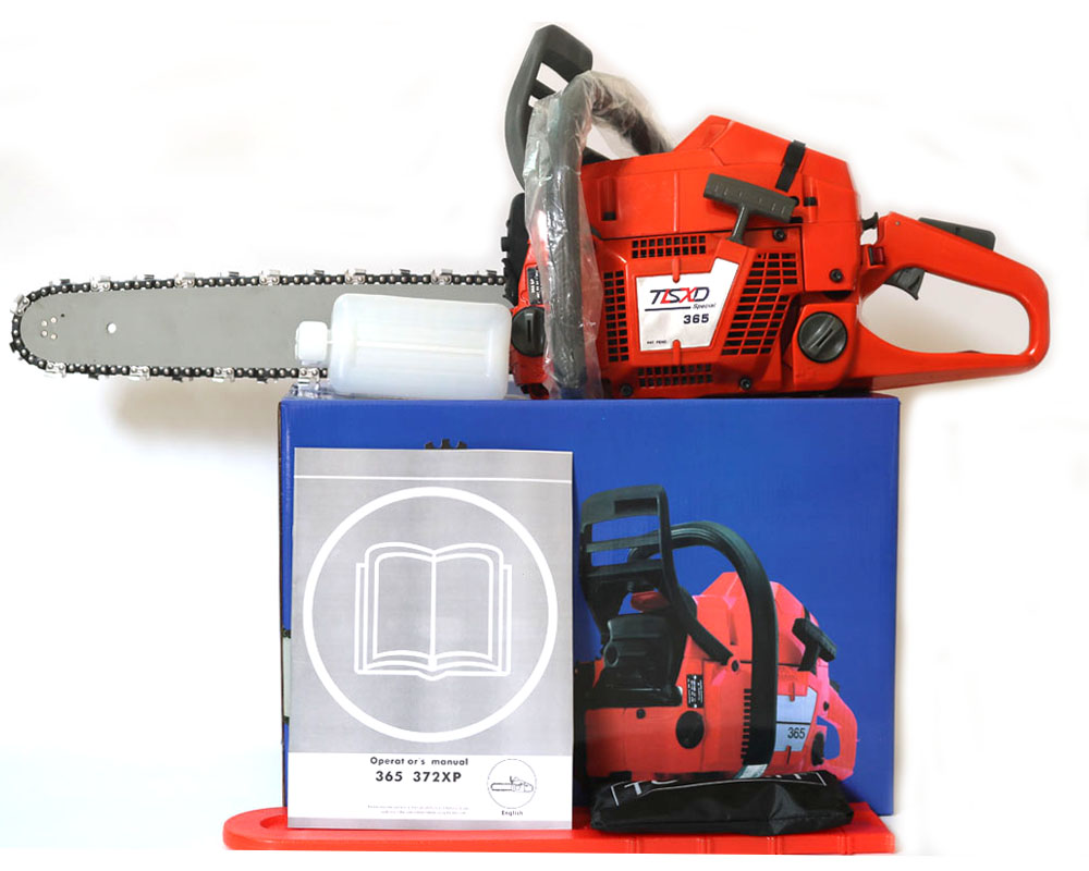 Professional wood cutter chain saw HUS 365 Gasoline CHAINSAW ,65CC CHAIN SAW, Heavy Duty Chainsaw with 20"Blade