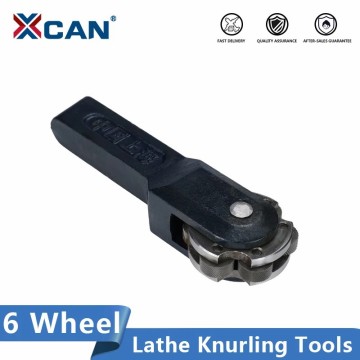 XCAN 6 Wheel Lathe Knurling Tools CNC Lathe Tool Holder Hob