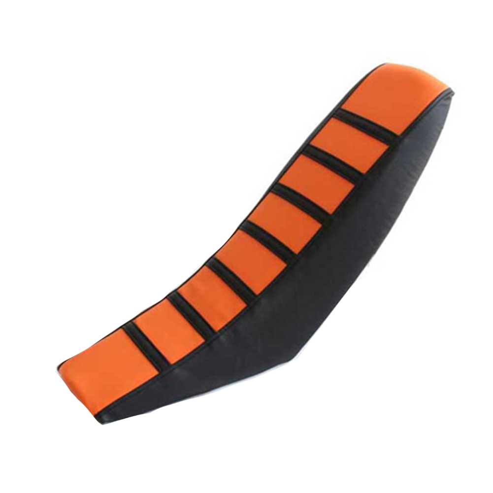 Universal Durable Motorcycle Seat Cover PVC Soft Dirt Bike Thick Cushion Gripper Pad Off Road Striped Non Slip For Yamaha