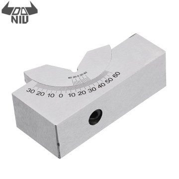 DANIU 1Pcs Adjustable Angle Gauge V-block Angle Grinder KP25 0-60 Degree Precision-Angle Plate Block for Measuring Tools