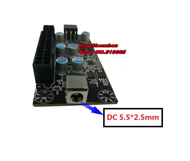 PCI-E 6pin cpu 4Pin 24pin DC ATX PSU 12V DC Input 250W Output Switch DC-DC ATX Pico PSU MINI ITX PC Power Supply For Computer