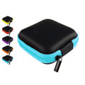2pcs Clip Holder Headphones Cable Earbuds Storage Pouch Bag Clip Dispenser Desk Organizer Bags Random Color 7.5cm*7.5cm*2.7cm