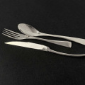 24Pcs/Set Luxury Silver Cutlery Set Dinnerware Flatware Set 304 Stainless Steel Tableware Fork Steak Knife Spoon Drop Shipping