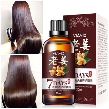 7 Days Ginger Hair Oil Hairs Essential Oils Hair Growth Serum Effective Hair Loss Treatment Regrowth Ginger Serum