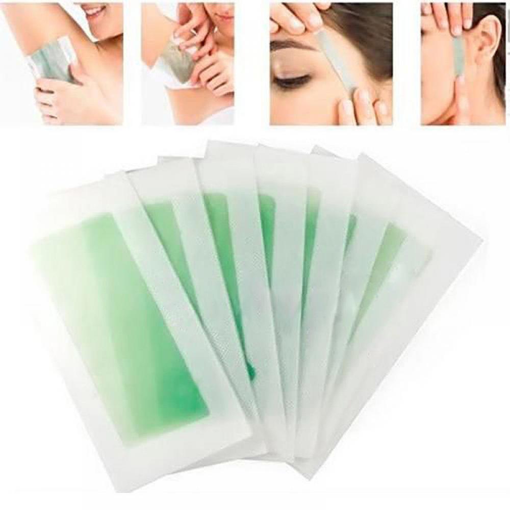 10Side/Set Double Side Leg Body Face Hair Removal Remover Depilatory Wax Strips Papers Summer Beauty Waxing Tools