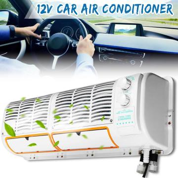 CZ In Stock 200W 12V/24V Wall-mounted Car Air Conditioner Air Dehumidifie Efficient Cooling Fan Evaporator For Car Caravan Truck