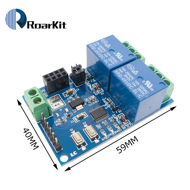 5V ESP8266 ESP-01 2 Channel WiFi Relay Module 2 Channel Relay Module For IOT Smart Home