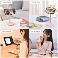 Cartoon Cute Rabbit Desktop Rack Phone Holder Stand Adjustable Tablet PC Stand Mobile Phone Accessorie support telephone