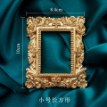 Golden Retro Photo Frame Nail Art Jewelry Decoration Home Decoration Photography Background Shooting Photo Props