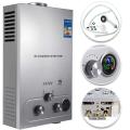 VEVOR Hot Water Heater Propane Gas LPG Tankless 6/8/10/12/16/18L 4.8GPM Stainless Steel Propane On-Demand Gas Water Heater
