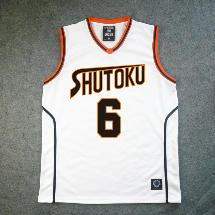 Anime Kuroko no Basuke Basket Cosplay Shutoku School Uniforms Midorima Shintaro Men Jersey Sportswear T-shirt Shorts Set