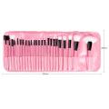 XINYAN Profession Makeup Brush Set With Bag Powder Foundation Large Eye Shadow Angled Brow Pink Black Brushes 24pcs