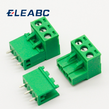 10 sets ht5.08 3pin Terminal plug type 300V 10A 5.08mm pitch connector pcb screw terminal block