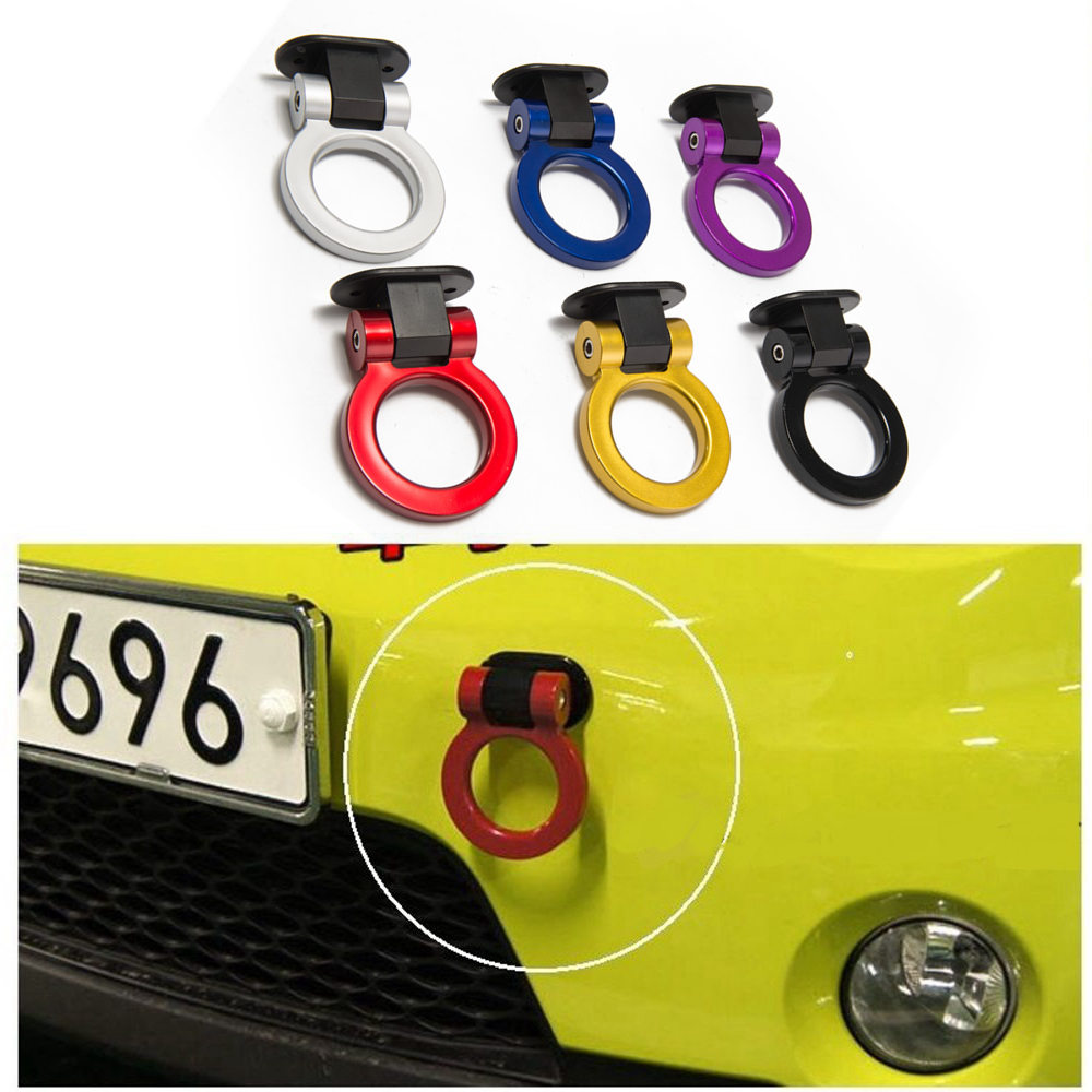 Universal ABS Bumper Car Sticker Adorn Car Simulation Tralier Tow Hook Kit Car Accessories HU-IS07220