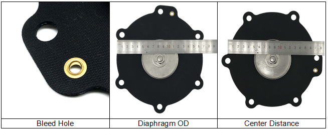 VNP/VEM220 VNP/VEM420 VNP/VEM424 Pulse Valve Diaphragm
