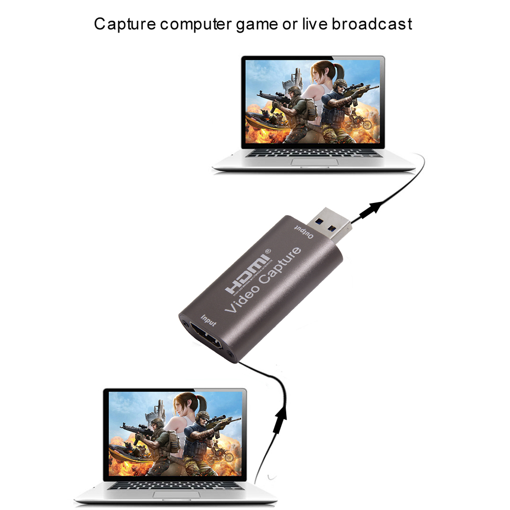 kebidumei HD 1080P USB 2.0 3.0 Video Capture Card Game Recorder for PS4 Game DVD Camcorder HD Camera Live Streaming