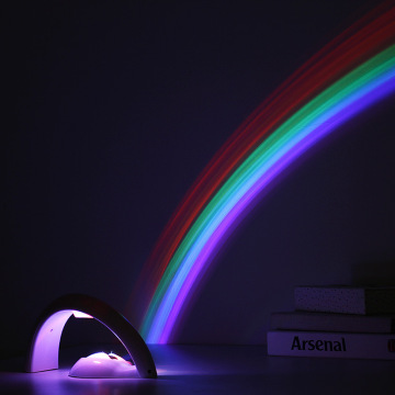 Rainbow Night Light Projection lamp Children Kids Baby Sleeping Romantic Led Projection Lamp Atmosphere Novelty Home Lamps