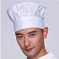 Chef hat male work cap white mushroom cap food factory meal kitchen drink smoke fume cotton cloth cap ladies Cooking cap