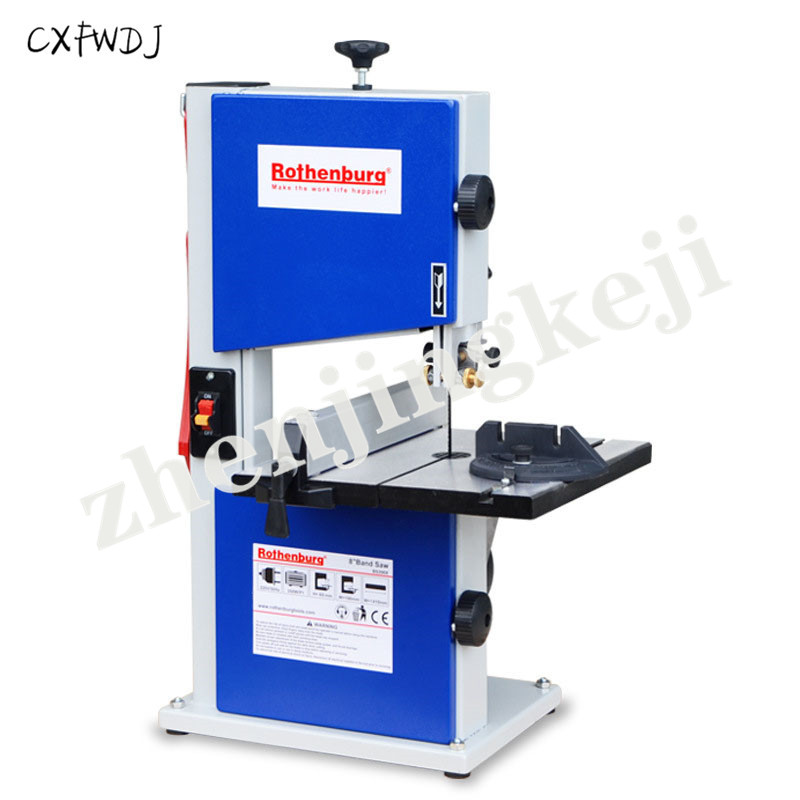 8 inches Band Saw Plastic Desktop Cutting Woodworking Band Saw Curve Cutting Pull Flower Woodworking Tools Planing Wood Machine