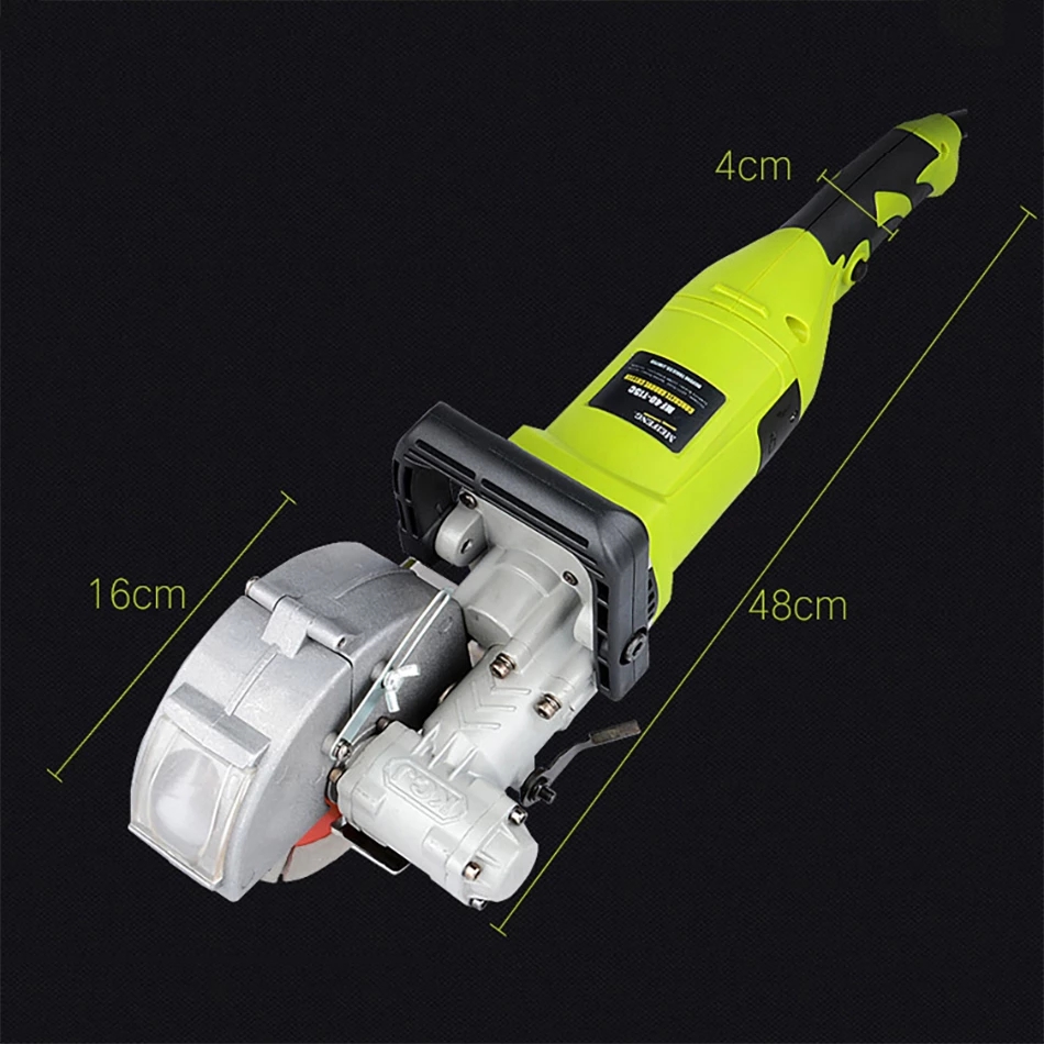 4000W Electric Wall Chaser Groove Slotting Machine Brick Wall Cutting Machine Steel Concrete Cutter Circular Saw Power Cut Tool