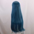 Game Danganronpa cosplay Maizono Sayaka wig Maizono Sayaka role play green blue long styled hair costumes