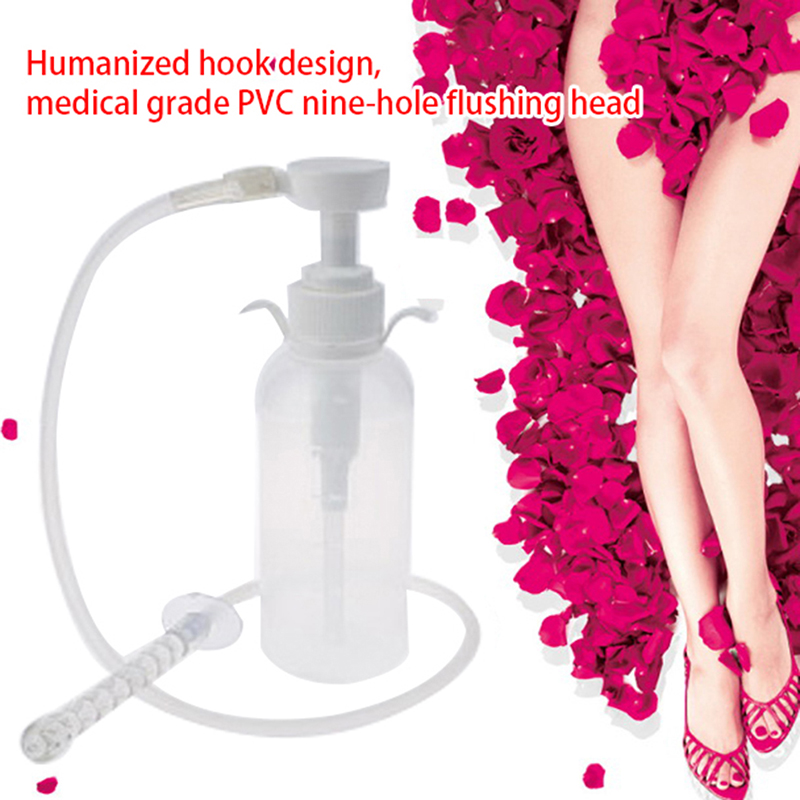 300mL Feminine Butt Vagina Cleaning Enema Douche Rectal Sprayer Anal Cleaner Female For Women Men Gay