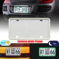 Luminous Silicone for North America License Plate Frame Scratch-Resistant Rust-Proof Car License Cover Cadre Silicone Holder