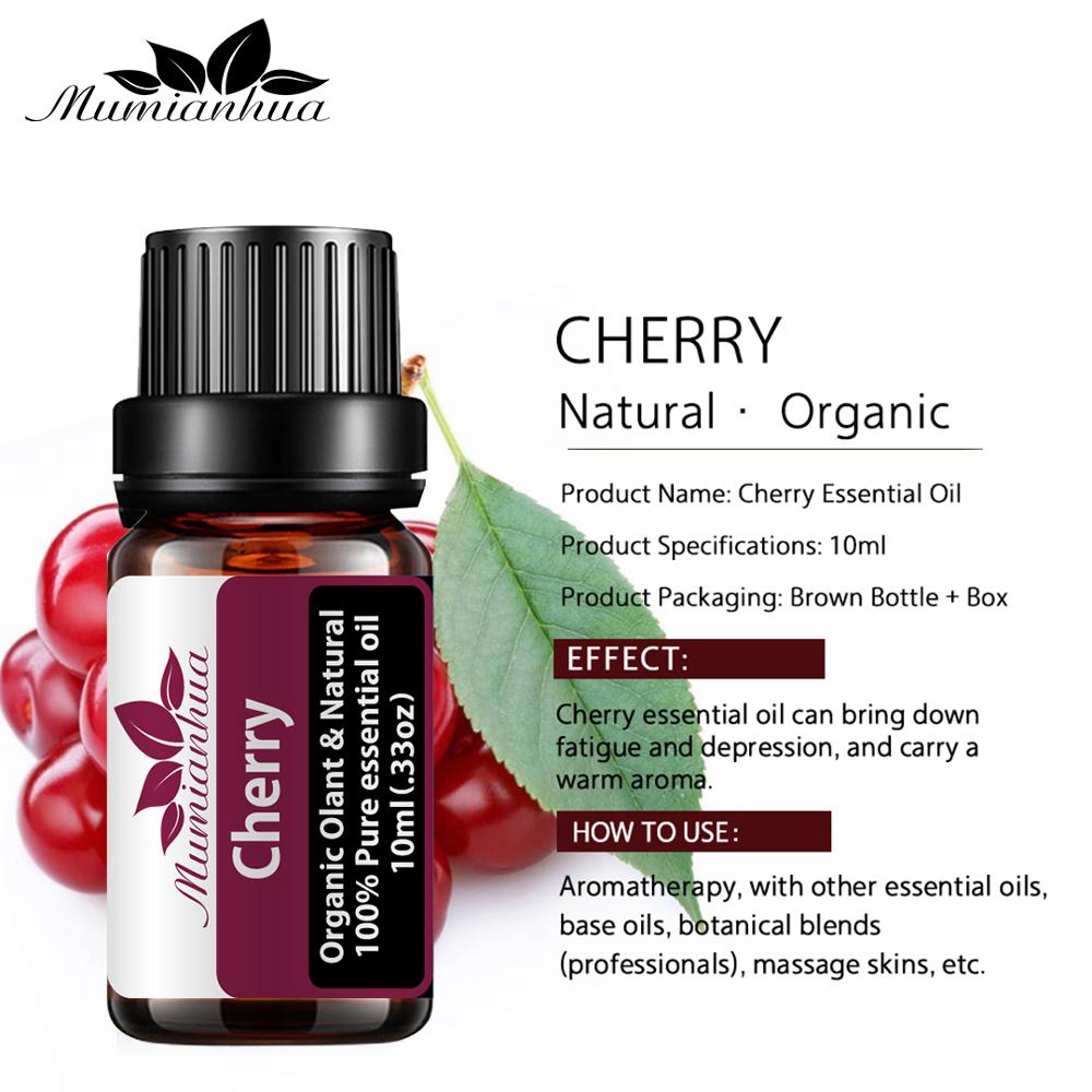 100% Natural Cherry aromatherapy essential oils Aroma Lamps Office Office Humidifiers Automotive Perfume Replenisher