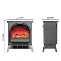 1800W 220V Electric Fireplace Heater 3D Simulation Fires Electric Fireplace Heater Vertical Heater Household Office Home