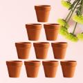 20Pcs Red Ceramic Flower Pot Terracotta Pot Ceramic Pottery Planter Flower Pots Succulent Nursery Pots Great For Plants Crafts
