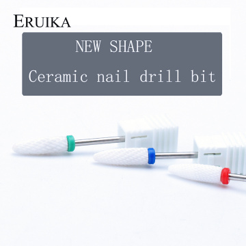 1pcs New Ceramic Nail Drill Bit Electric Milling Cutter for Manicure Machine Accesory Nail Bits for Electric Drill Tool