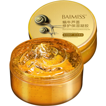 BAIMISS 300g Snail Serum Aloe Vera Gel Face Cream Skin Care Repair Acne Treatment Blackhead Remover Scar Removal Moisturizing