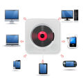 Wall Mounted CD Player Surround Sound FM Radio Bluetooth USB MP3 Disk Portable Music Player Remote Control Stereo Speaker Home