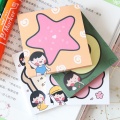50 Sheets Kawaii Bread Girl Memo Pad Cute Stationery N Times Sticky Notes Portable Notepad School Office Supply Papeleria