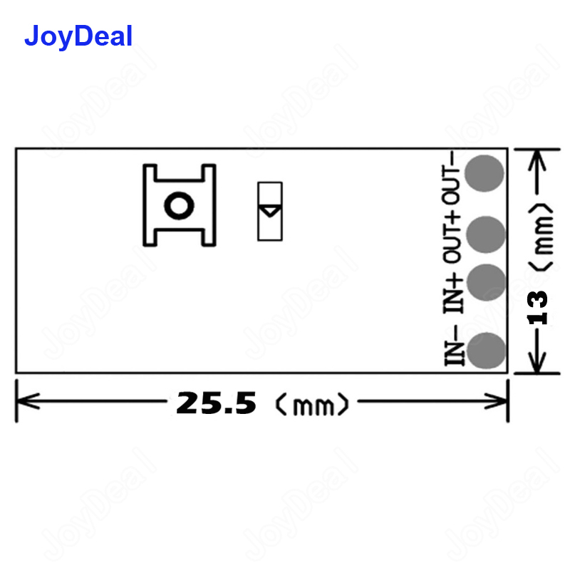 JoyDeal 433Mhz Wireless Micro Remote Control Switch Mini Receiver 3.6V 5V 12V 24V Long Range Small Led Light Switch Transmitter