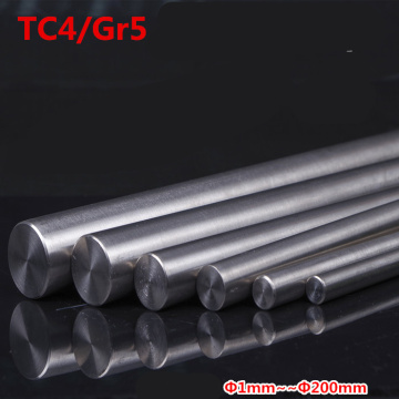 4pcs/lot TC4 Titanium Ti Bar Grade GR5 Metal Rod Diameter 1mm-10mm Length 250mm 10 Inches For Manufacturing Gas Turbine