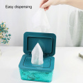 Plastic Wet Wipes Storage Box Wipes Dispenser Case Box Dustproof Paper Towel Container Household Car Tissue Box With Cover